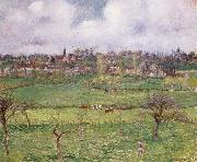 Camille Pissarro View of Bazincourt oil painting